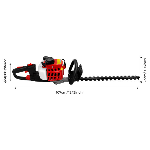 2-Stroke Gasoline Hedge Trimmer 22.5CC Double-Blade Tea Tree Trimmer 1