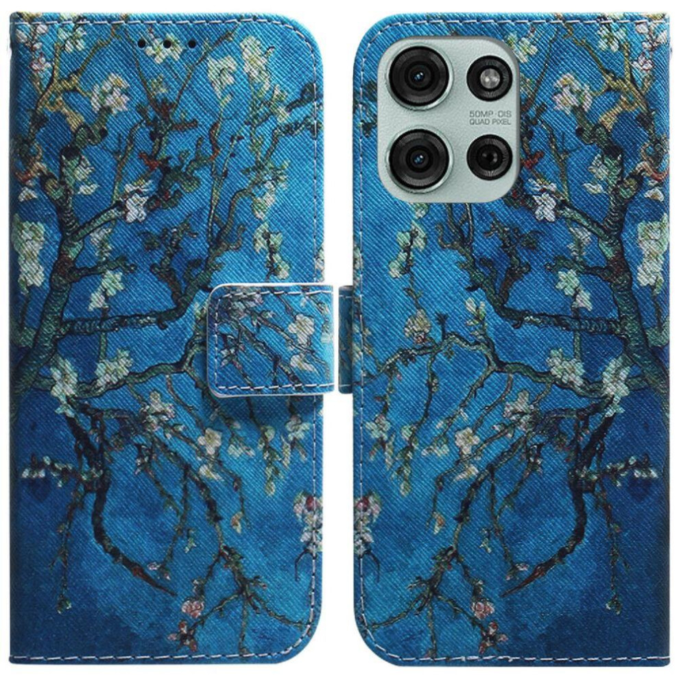(Ohter) Flip Case For Motorola Moto G75 Painted Wallet Magnetic Closure Card Slots Pu Leather 764563417940