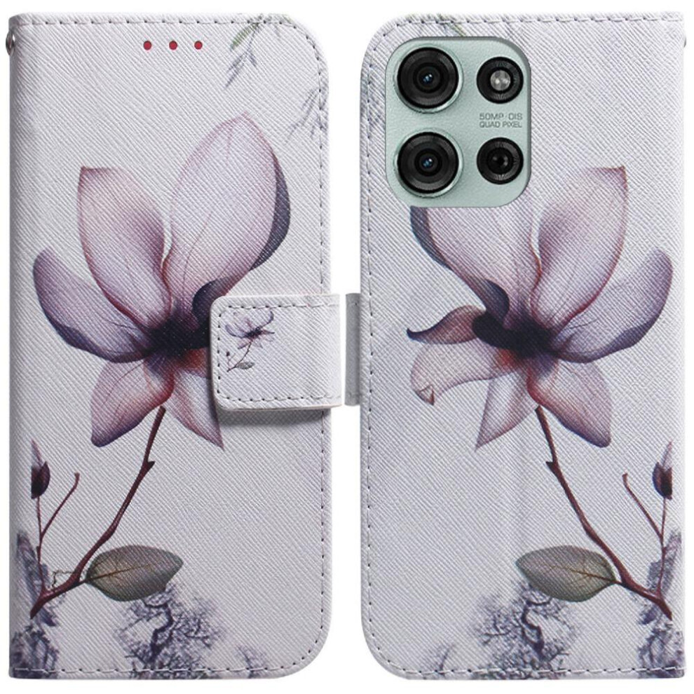 (C9 ) Flip Case For Motorola Moto G75 Painted Wallet Magnetic Closure Card Slots Pu Leather 764563417995
