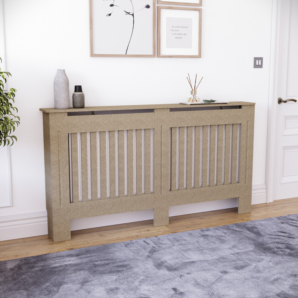 Vida Designs (Large) Chelsea Radiator Heater Cover Slatted Unfinished Not,Specified
