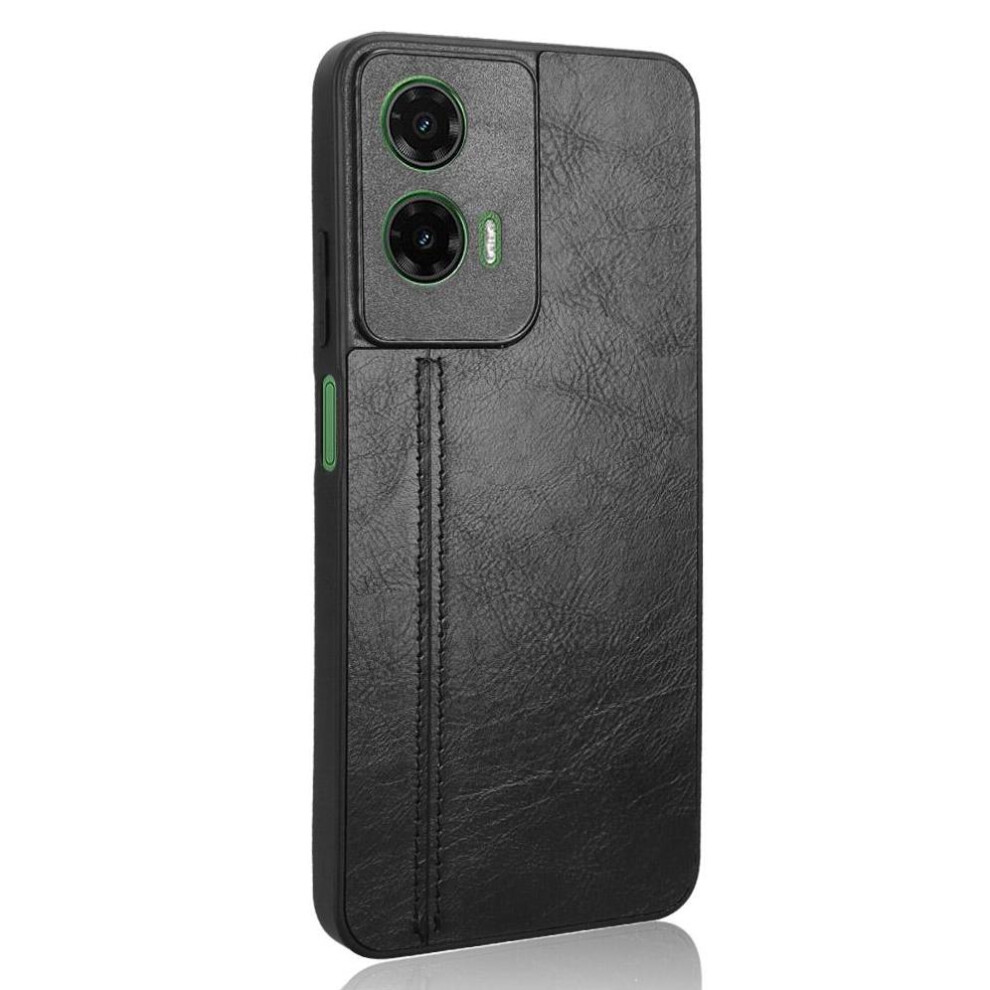 (Black) Lightweight Case For Motorola Moto G35 Shockproof Contracted Design Classic Lightweigh Slim Black 764563421244
