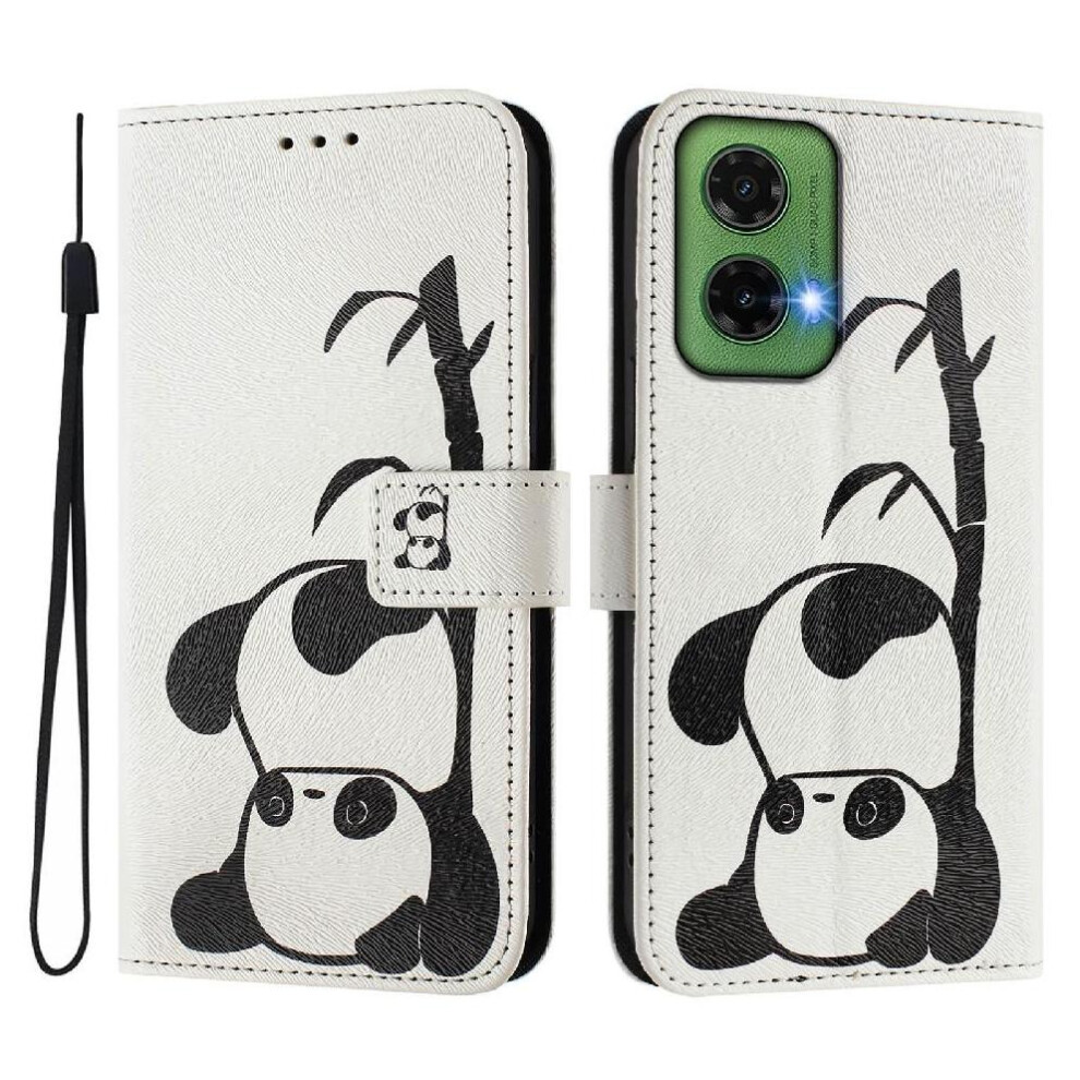 (C1 ) Case For Motorola Moto G35 Wallet Cover Flip Pu Leather Card Holder Pattern With Credit Slot 764563422258