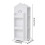 Living And Home (White) 4-Tier Castle Kids Rotating Bookshelf 7