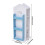Living And Home (White+Blue) 4-Tier Castle Kids Rotating Bookshelf 7