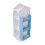 Living And Home (White+Blue) 4-Tier Castle Kids Rotating Bookshelf 4