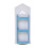 Living And Home (White+Blue) 4-Tier Castle Kids Rotating Bookshelf 3