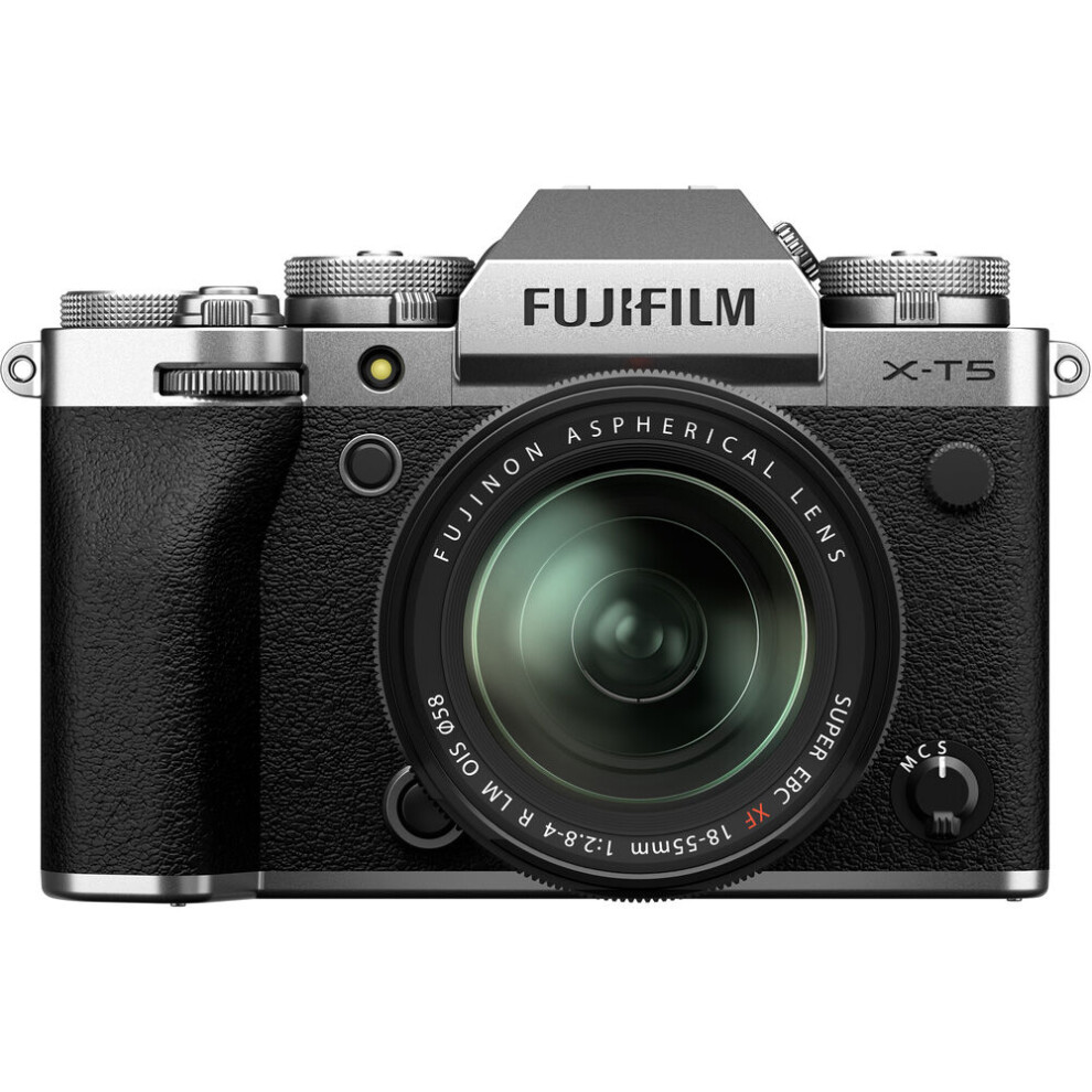 Fujifilm X-T5 Mirrorless Camera with 18-55mm Lens - Silver