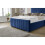 Snugg Furniture (Double 4Ft, Blue) Lisbon Plush Velvet Upholstered Bed 4