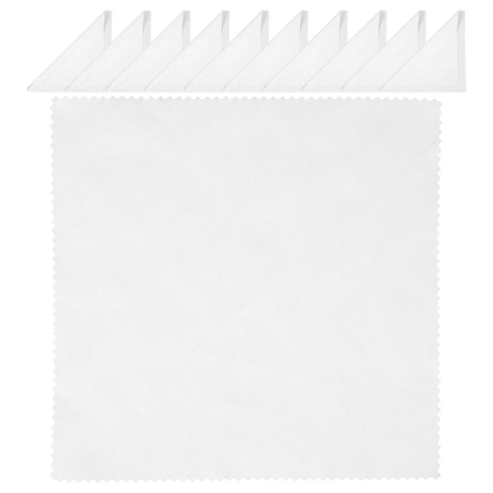 Kricely (As Show, One Size) 50Pcs Eyeglasses Cleaning Cloths Microfiber Cleaning Cloths Glasses Wipes Eyeglasses Cleaning Cloths