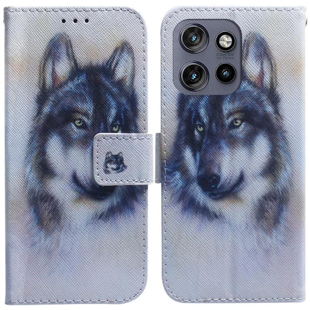(C1 ) Flip Case For Motorola Thinkphone 25 Painted Card Slots Pu Leather Magnetic Closure Wallet 764563423972