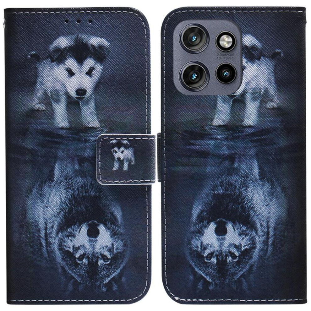(C7 ) Flip Case For Motorola Thinkphone 25 Painted Card Slots Pu Leather Magnetic Closure Wallet 764563424030