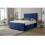 Snugg Furniture (Single 3Ft, Blue) Lisbon Plush Velvet Upholstered Bed 1