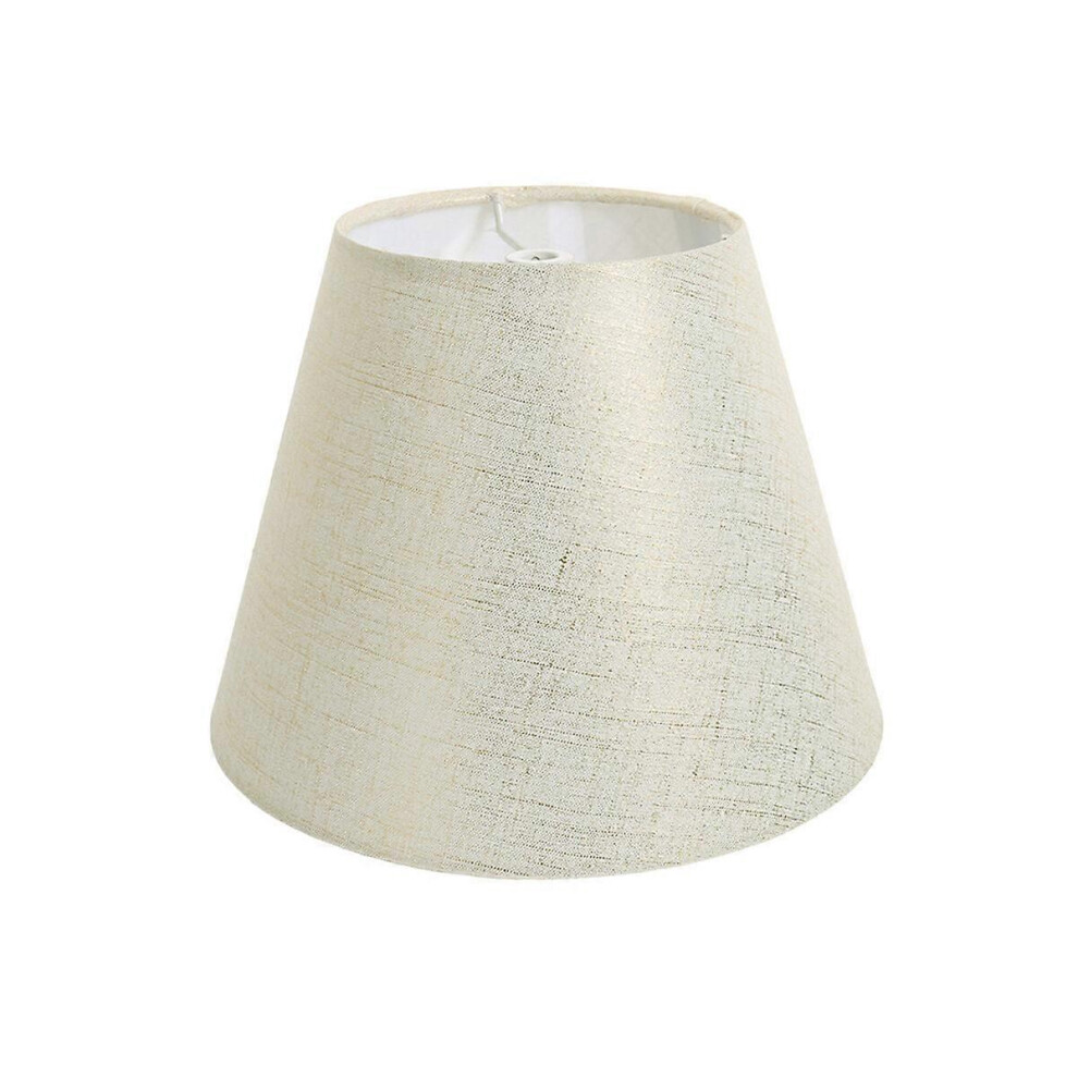 Kricely (As Show, One Size) Natural Linen Clip On Lamp Shades Vintage Chandelier Lamp Shades For Hotel Restaurant Home