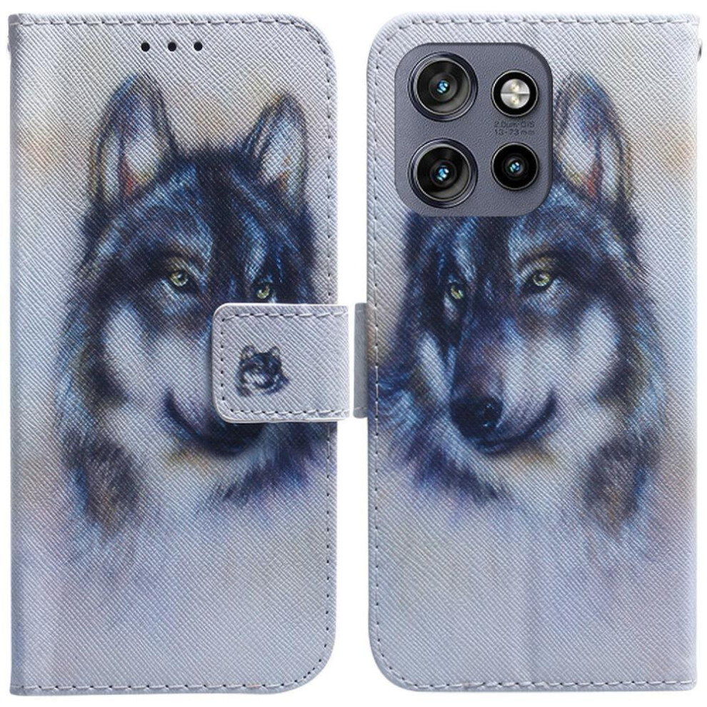 (C1 ) Flip Case For Motorola Moto S50 Wallet Card Slots Painted Magnetic Closure Pu Leather 764563424061