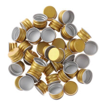 (As show, One size) 50Pcs Household Bottle Lids Leak-proof Thread Lids Reusable Jar Caps Bottle Accessory