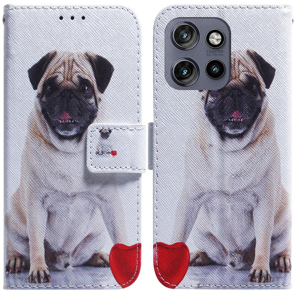 (C5 ) Flip Case For Motorola Moto S50 Wallet Card Slots Painted Magnetic Closure Pu Leather 764563424108