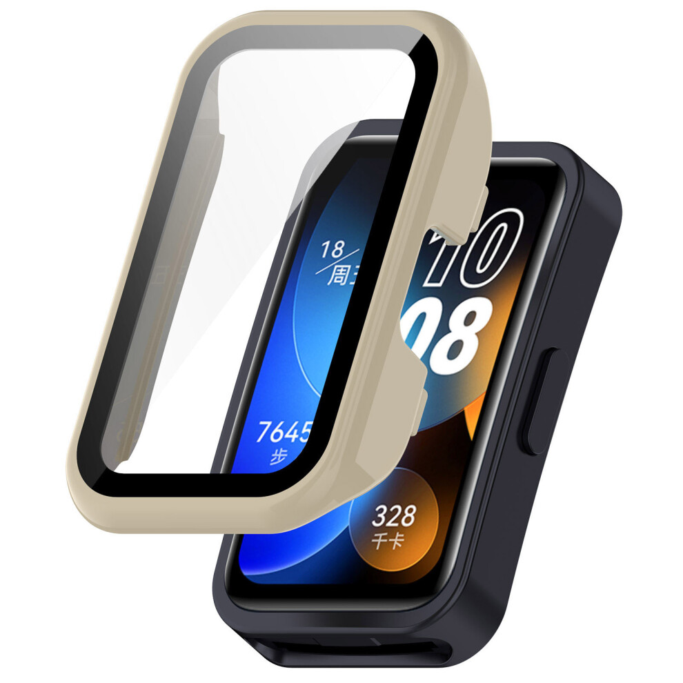 Watch Case For Huawei Band 10/10 Nfc/9/9 Nfc/8/8 Nfc All-In-One Protective Case Ivory White White,Not,Specified 688249428986