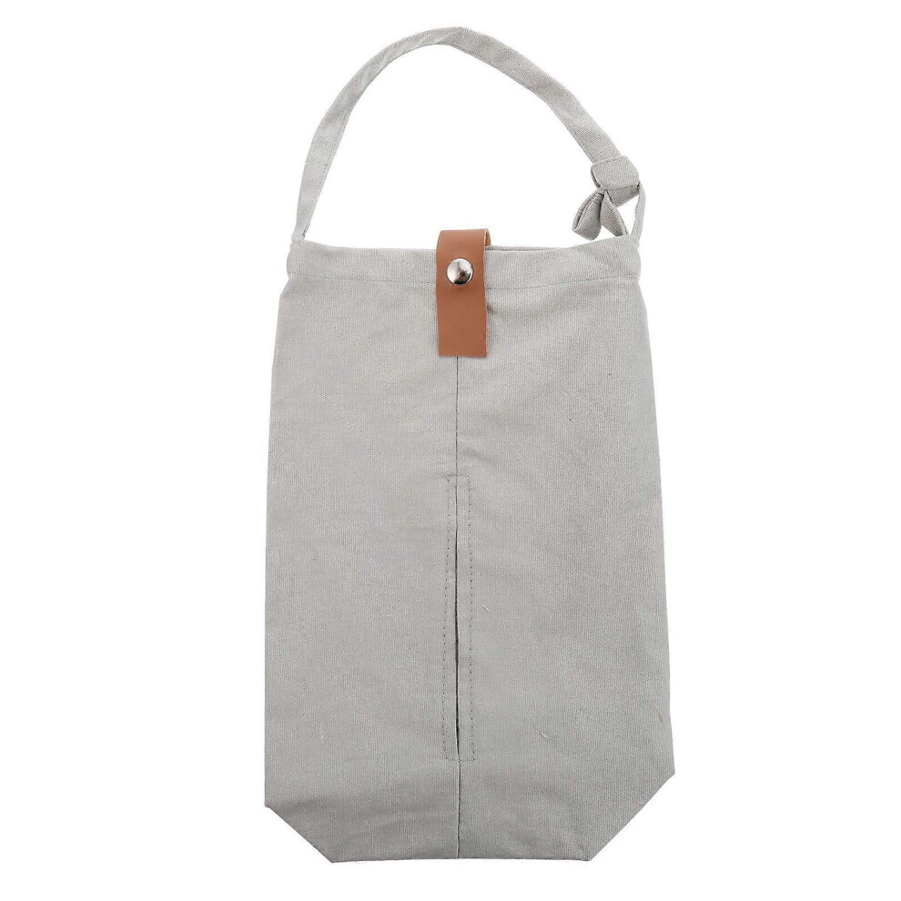 Kricely (As Show, One Size) 1Pc Car Tissue Bag Backseat Tissue Holder Wall Hanging Tissue Canvas Bag