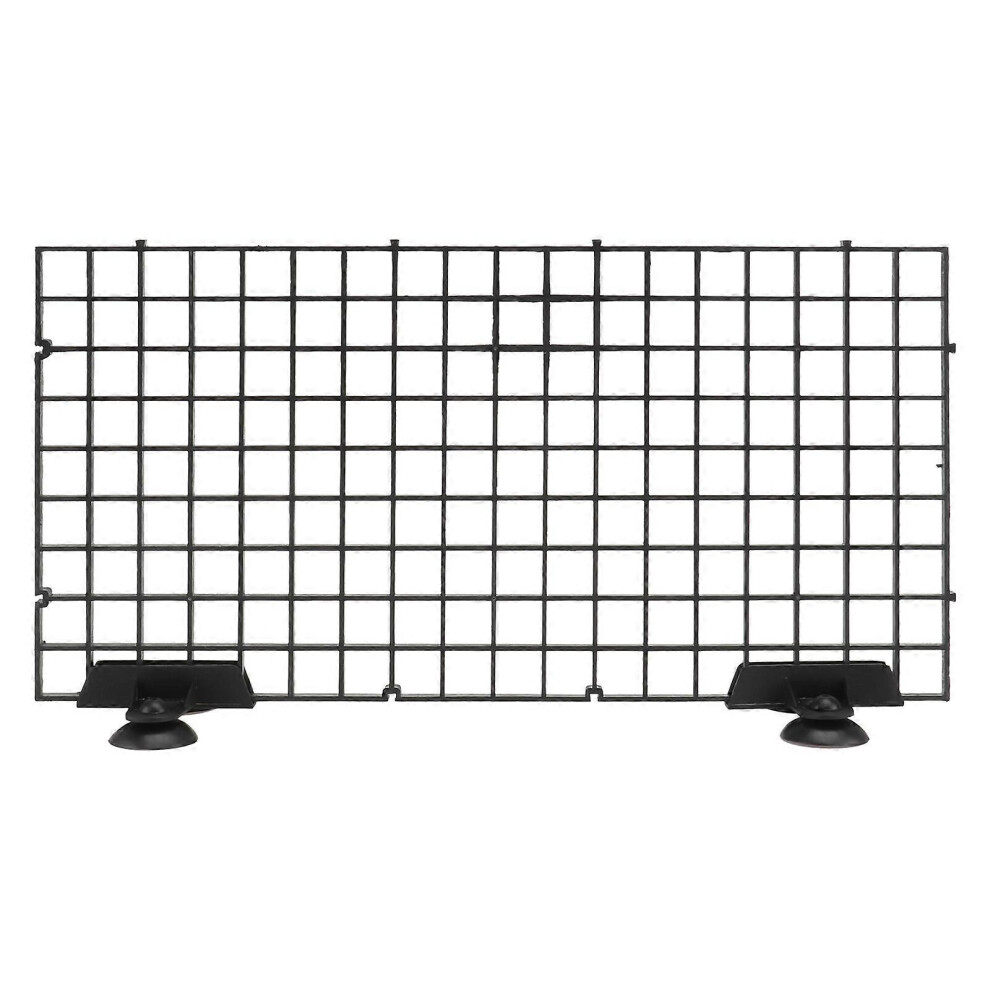 Kricely (As Show, One Size) Fish Breeder Net Big Size Fry Segregation Board With Clamps For Aquarium (Black) Black