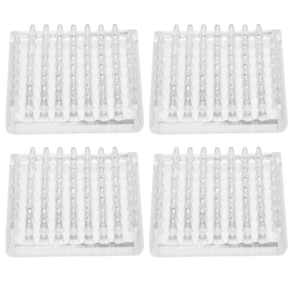 (As Show, One Size) 4Pcs Furniture Grippers Chair Leg Anti-Slip Pad Wooden Floor Protector Table Sofa Leg Pads 5451560072139