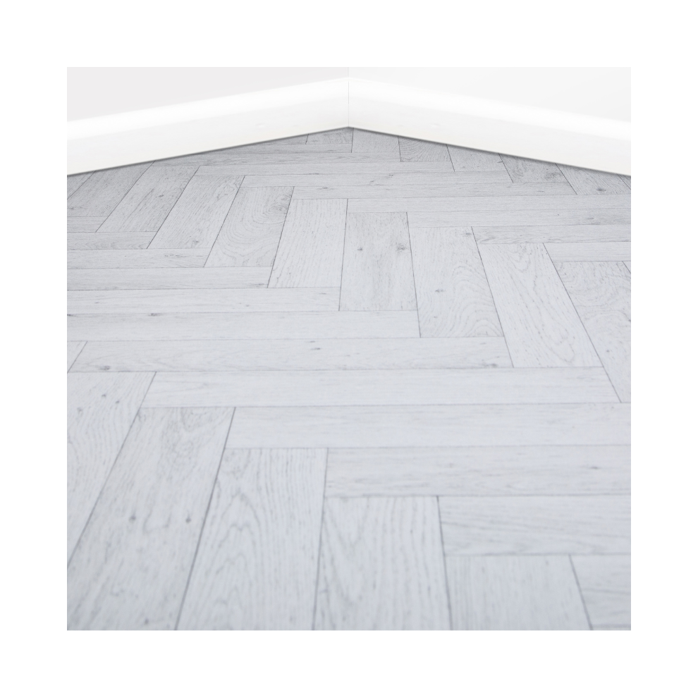 (White Oak Parquet, 1M X 2M Width) White Oak Plank Vinyl Flooring Roll 2M & 4M Width 5056524033807