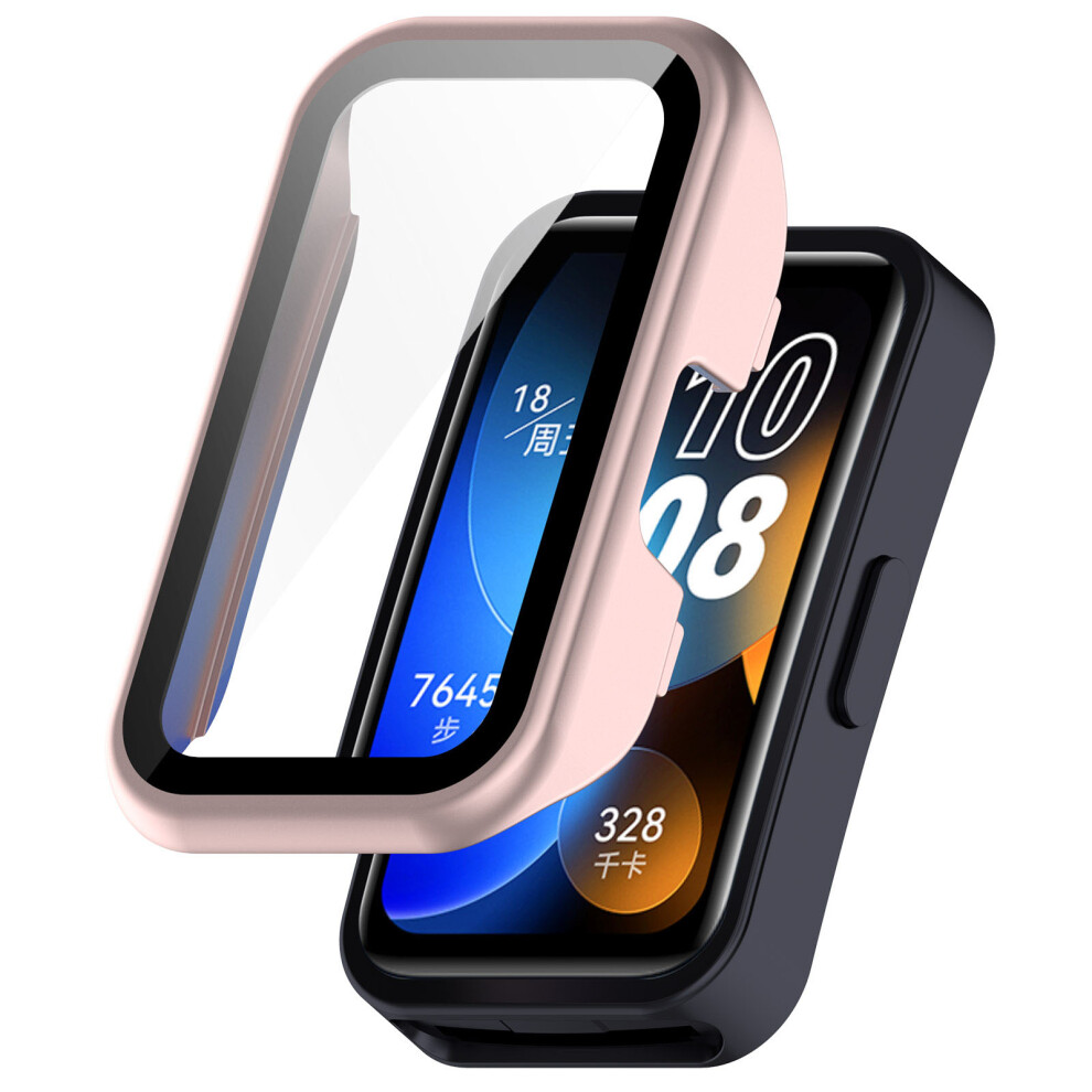 Watch Case For Huawei Band 10/10 Nfc/9/9 Nfc/8/8 Nfc All-In-One Protective Case Frosted (Official Color) Pink 688249429013