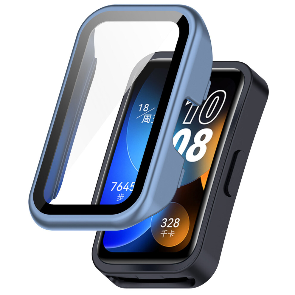 Watch Case For Huawei Band 10/10 Nfc/9/9 Nfc/8/8 Nfc All-In-One Protective Case Official Blue (Topaz Blue) Blue,Not,Specified 688249429044