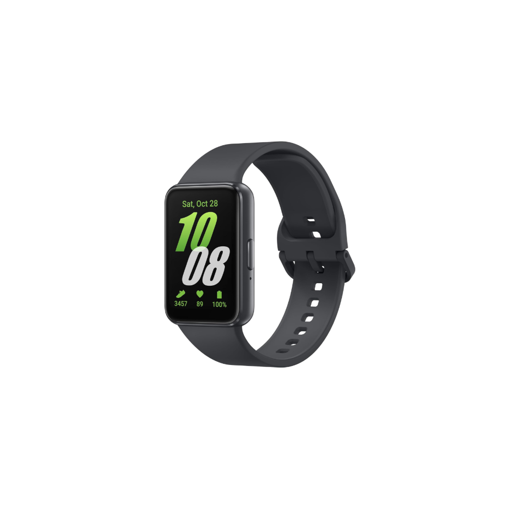 Samsung Galaxy Fit3, Smart Watch, Fitness Tracker, Health Monitoring, 3 Year Manufacturer Extended Warranty (Uk Version) Black 95104379