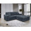 Snugg Furniture (Grey) LUXE 3 Seater chunky cord sofa with Footstool 7