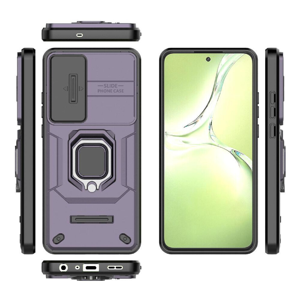 (Purple) Case For Oneplus Nord Ce4 Lite Ring Holder Anti-Scratch Protective Cover Kickstand Purple 764563431649