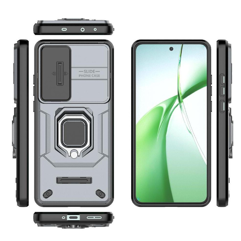 ( ) Case For Oneplus Nord Ce4 Kickstand Anti-Scratch Protective Cover Ring Holder Gray 764563433179