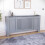 Vida Designs (Adjustable) Milton Radiator Cover Cabinet Vents Dark Grey 1