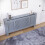 Vida Designs (Adjustable) Milton Radiator Cover Cabinet Vents Dark Grey 6