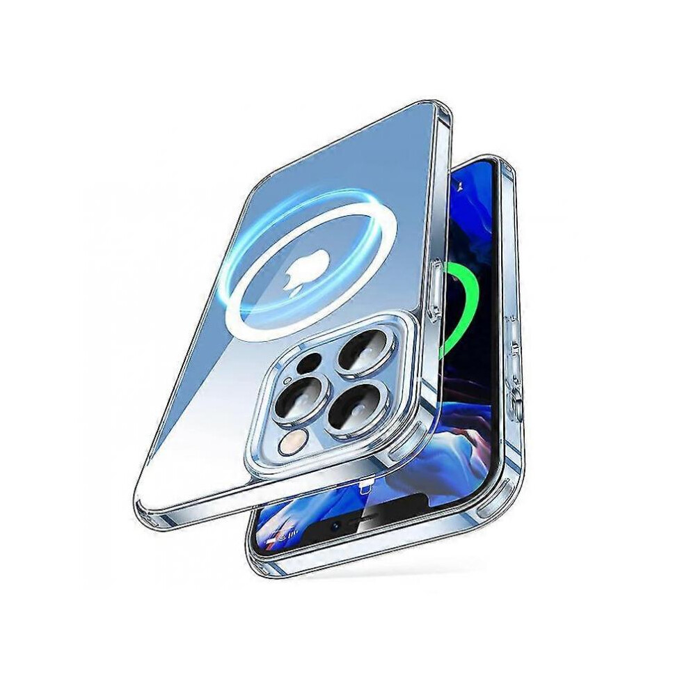 Designed For Iphone 13 Pro Case, Compatible For Magsafe [Stronger N52 Magnet] [Never ] Mil-Grade Shockproof Protection (Clear) Yellow 5004229705123