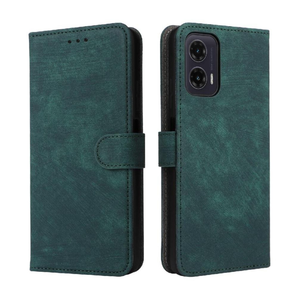 (Green) Case For Motorola Moto G35 5G Card Slots Cover Rfid Blocking Flip Folio Wallet Pu Leather Magnetic Closure Green 764563433575