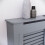 Vida Designs (Medium) Milton Radiator Cover Cabinet Vents Dark Grey 4