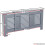Vida Designs (Adjustable) Milton Radiator Cover Cabinet Vents Dark Grey 7