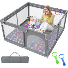 Baby Playpen 90cmX90cm Sturdy Safety