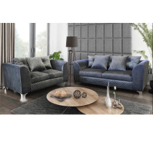 (3+2 Seater) Stork Plush Velvet Sofa (Corner/ 3&2 Seater)
