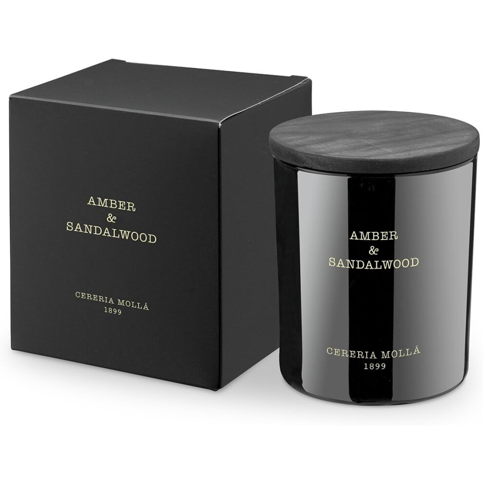 Cereria Molla Glass Candle - Amber & Sandalwood