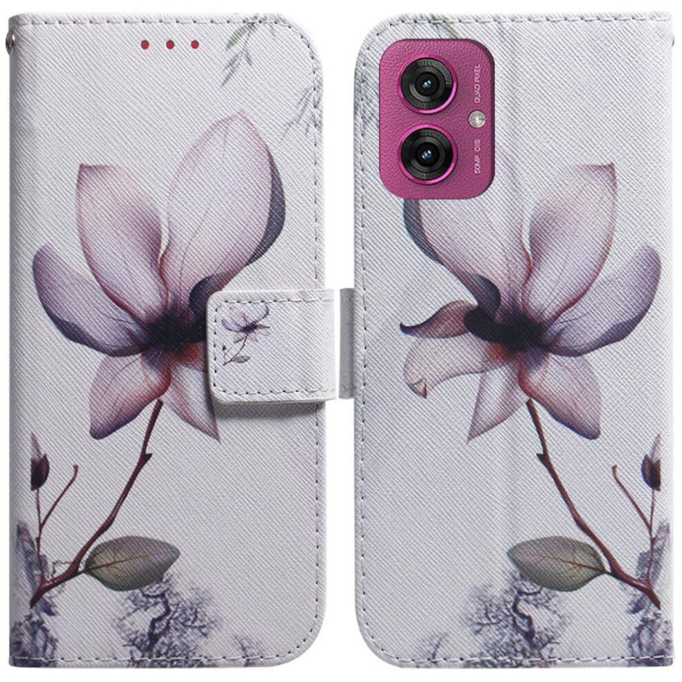 (C9 ) Flip Case For Motorola Moto G55 Wallet Painted Magnetic Closure Pu Leather Card Slots 764563436705