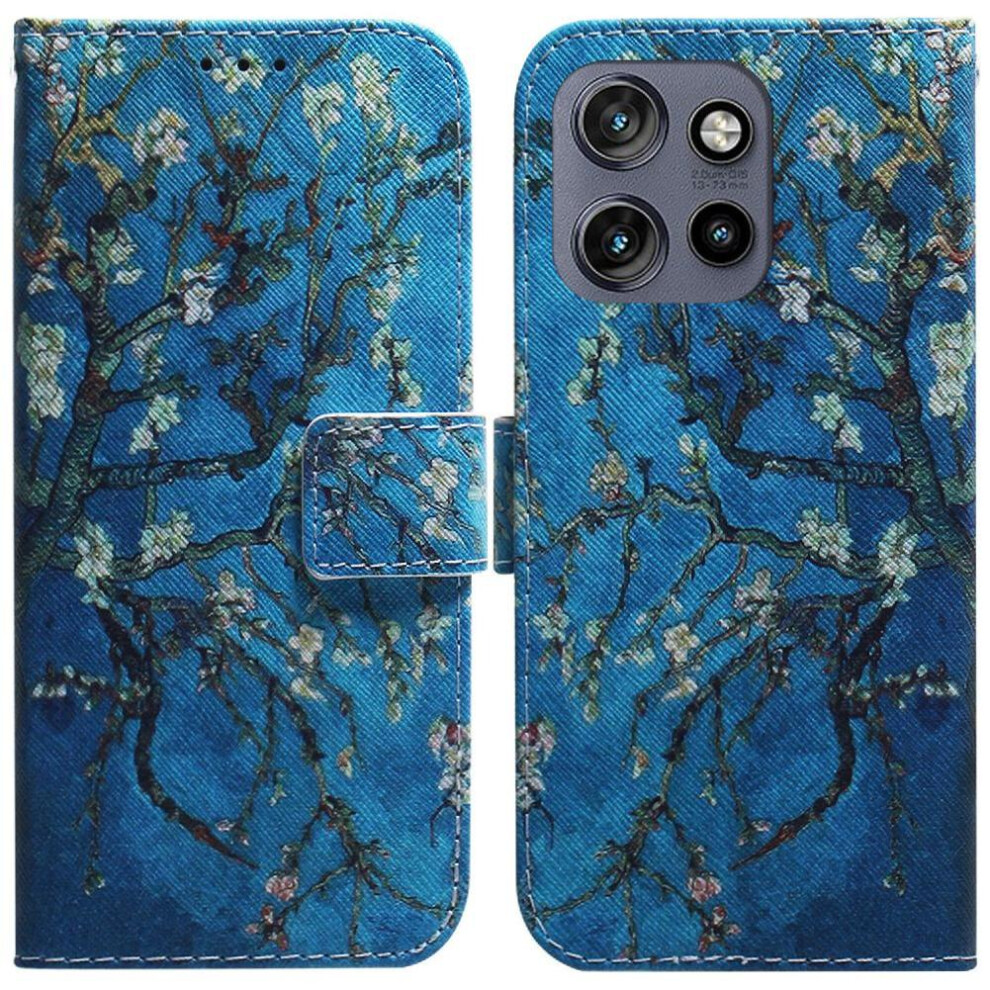 (Ohter) Flip Case For Motorola Edge 50 Neo 5G Pu Leather Wallet Magnetic Closure Painted Card Slots 764563436743