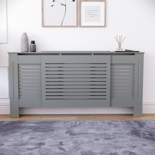 Vida Designs (Adjustable) Milton Radiator Cover Heating Guard Cabinet Vents 2