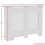 Home Discount (Medium) Oxford Radiator Cover White Grill Cabinet Guard 7