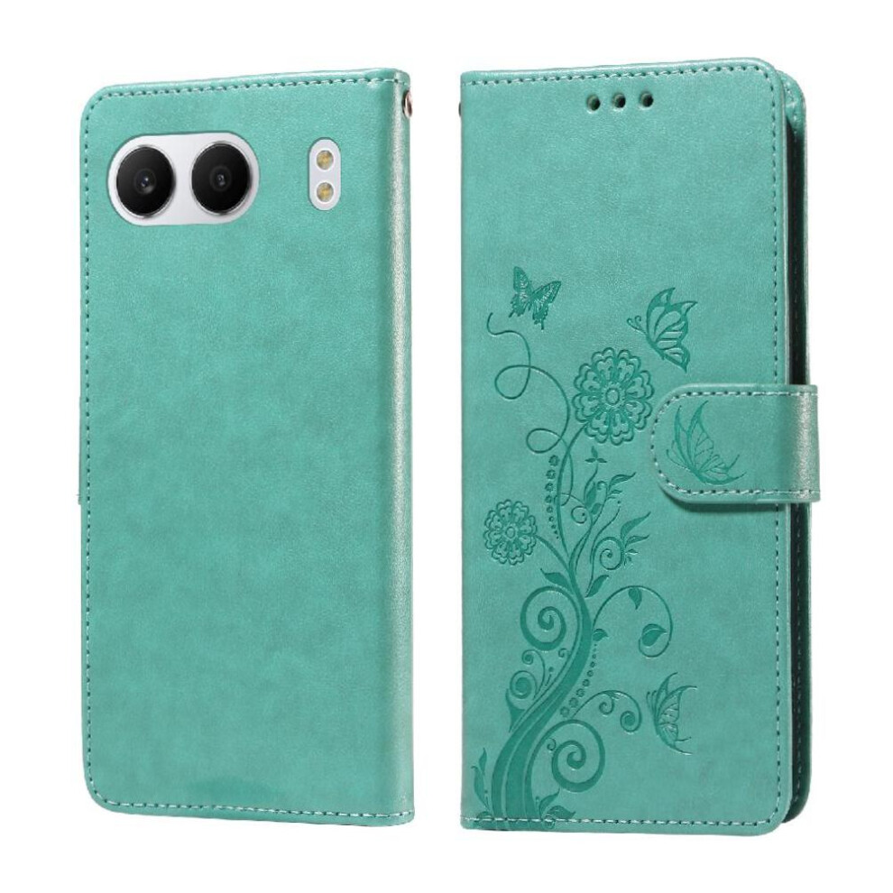 (Green) Flip Case For Oneplus Nord 4 Cardslots Leather Flower Flip Green 764563439232