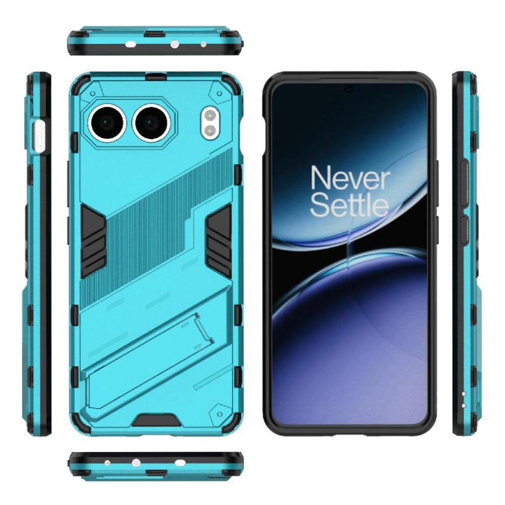 (Blue) Case For Oneplus Nord 4 5G Protective Cover Rugged Military Kickstand Blue 764563440108