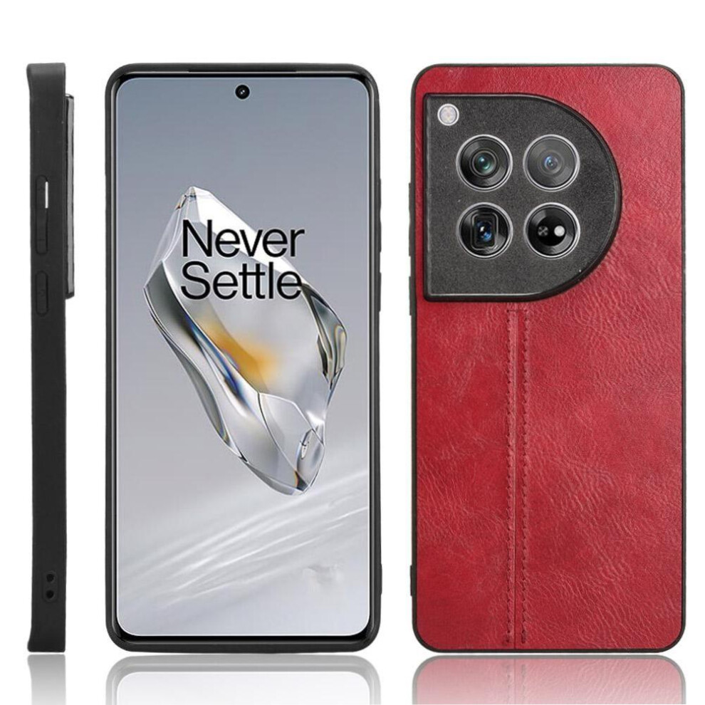 Photos - Case  Lightweight  for Oneplus Ace 3/oneplus 12r Shockproof Contracted Design Classic Lightweigh Slim(Red)