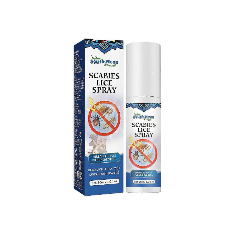 Pubic Lice Antibacterial Spray Removal Lice Eggs And Scalp Anti-itch_FIP9_Lucky_B