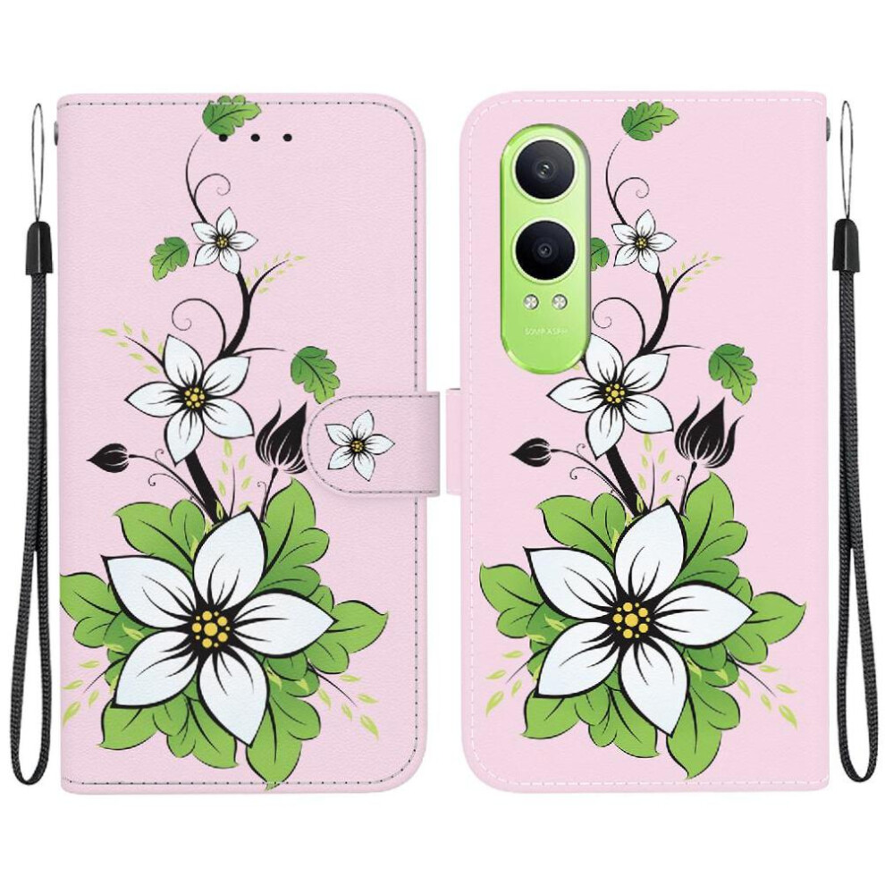 (C9 ) Case For Oneplus Nord Ce4 Lite Card Slots Butterfly Flower Painted Wallet Pu Leather Magnetic Closure 764563442867
