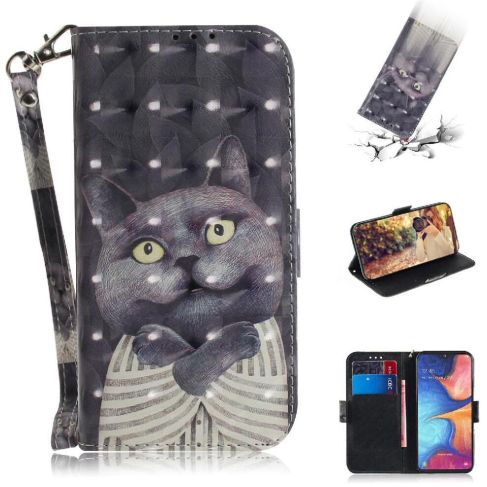 (C2) 3D Painted Protective Case For Oneplus Nord Ce4 Lite Magnetic Closure Card Slots Lanyard Wallet Pu Leather 764563443994